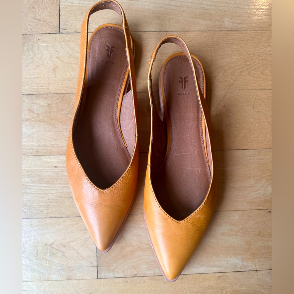 NEW FRYE Kenzie Slingback Flat